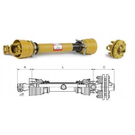 TRANSM. AVEC FD4 1'3/4Z6 1450 Nm Voir B6120SA60A60 + 639353002A