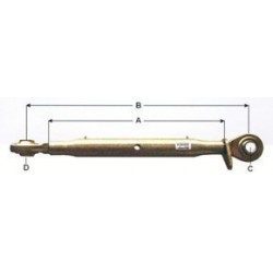 BARRE DE POUSSEE CAT I Ø19,2 M27x3 TUBE 400 mm EA 510 à 720 mm