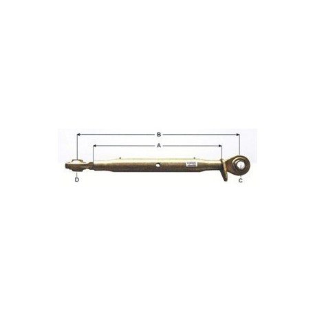 BARRE DE POUSSEE CAT I Ø19,2 M27x3 TUBE 400 mm EA 510 à 720 mm