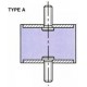 PLOT ANTI VIBRATOIRE ( SILENT BLOC ) TYPE A 16x10 M5