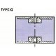 PLOT ANTI VIBRATOIRE ( SILENT BLOC ) TYPE C 16x10 M5