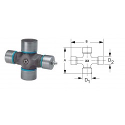 KIT DE CROISILLON 36x89 / 32x106 2580 P 1xBBS UNI Walterscheid